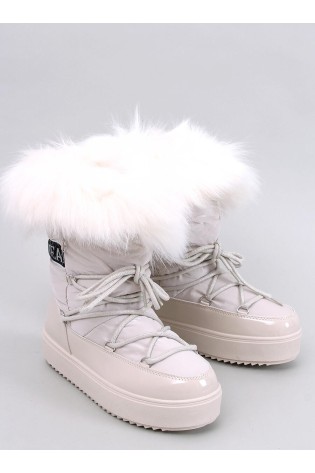 Žieminiai batai su kailiuku KENDALS BEIGE-KB NB605