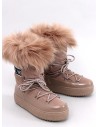 Žieminiai batai su kailiuku KENDALS KHAKI-KB NB605