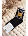 Šiltos medvilninės kojinės su meškiuku-SK.29379/NV529