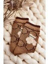 Šiltos medvilninės kojinės su meškiuku-SK.29382/NV529