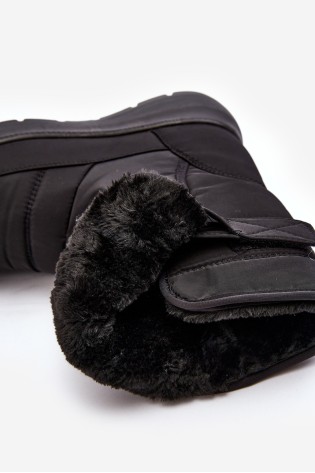 Lengvi šilti patogūs žieminiai batai-823T005 BLACK