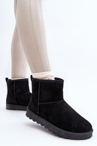 Emu stiliaus juodi šilti batai-Y33 BLACK