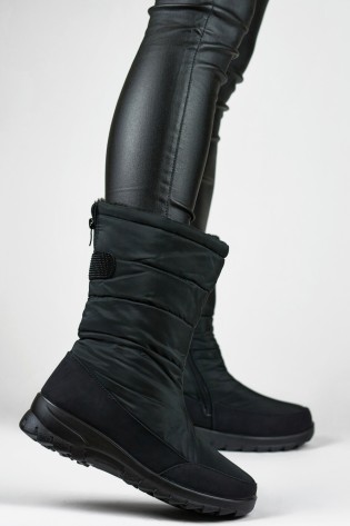 Patogūs moteriški šilti žieminiai batai su kailiu-A11 20A-B