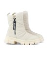 Smėlio spalvos šilti žieminiai sniego batai moterims-9312-4BE