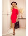 Patogi stilinga medvilninė raudona suknelė249-3-TV_153154