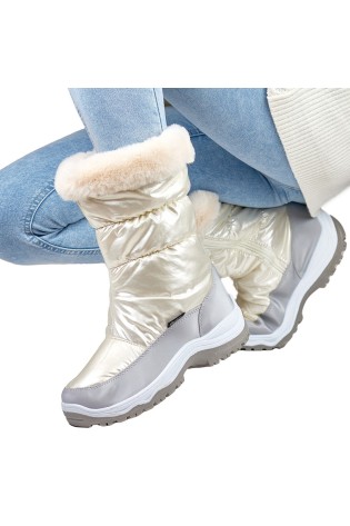 Šilti žieminiai sniego batai su kailiuku-301-1W