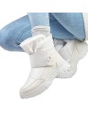 Balti žieminiai šilti sniego batai moterims-3535W