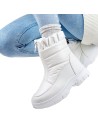 Balti šilti moteriški žieminiai sniego batai-3555-2-W