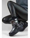 Stilingi moteriški šilti žieminiai batai su kailiu-81323-2PEW