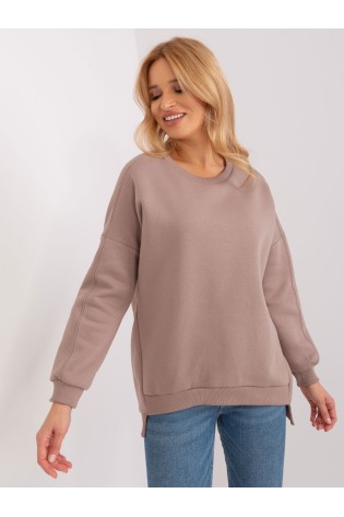 Rudas kasdieniškas patogus laisvalaikio džemperis moterims-RV-BL-8261.51