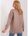 Rudas kasdieniškas patogus laisvalaikio džemperis moterims-RV-BL-8261.51