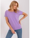 Violetiniai marškinėliai su iškirpte nugaroje-RV-TS-4662.99