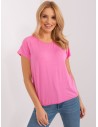 Rožiniai marškinėliai su atvira nugara-RV-BZ-7664.46