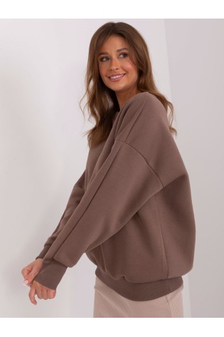 Klasikinis rudos spalvos patogus džemperis-RV-BL-8360.80P