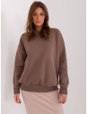 Klasikinis rudos spalvos patogus džemperis-RV-BL-8360.80P