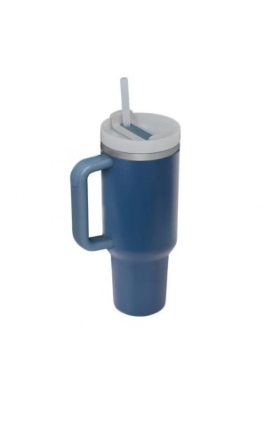 Didelis 1L termo puodelis su rankena ir šiaudeliu CUP05-CUP05