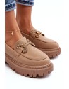 Madingi moteriški batai su papuošimu-H8-309MOK KHAKI