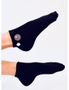 Moteriškos kojinės su perlu PAPPS CZARNE-KB SK-WAGC94254DJ