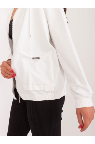 Baltas džemperis su užtrauktuku-RV-BL-9136.06