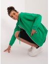 Pavasariškos žalios spalvos džemperis su užtrauktuku-RV-BL-9136.06