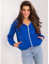 Ryškus mėlynas džemperis su užtrauktuku-RV-BL-8855.20