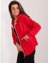 Ryškus raudonas džemperis su užtrauktuku-RV-BL-9136.06