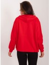 Ryškus raudonas džemperis su užtrauktuku-RV-BL-9136.06