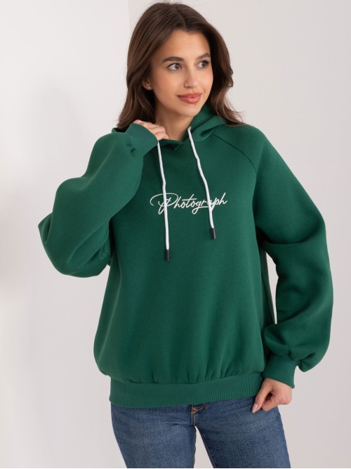 Minkštas jaukus žalias džemperis-RV-BL-8371.30