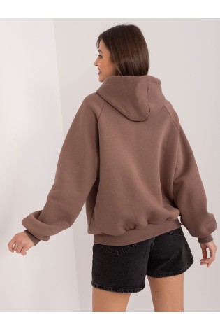 Minkštas rudas jaukus džemperis-RV-BL-8371.30
