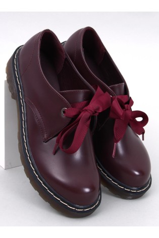 Bordo spalvos klasikiniai batai SHERONE WINE-KB 7988