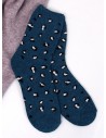 Šiltos vilnonės moteriškos kojinės LOUSE BLUE-KB SK-WQYY94416
