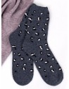 Šiltos vilnonės moteriškos kojinės LOUSE GREY-KB SK-WQYY94416