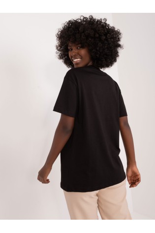 Stilingi juodi marškinėliai laisvalaikiui-PM-TS-4588.79
