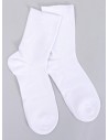 Lygios baltos moteriškos kojinės SOUTT WHITE-KB SK-BL21014