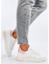 Balti batai su raišteliais MAES PINK-KB 37553