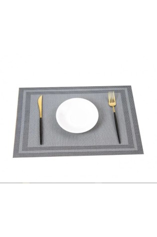 Pilkas neperšlampamas stalo serviravimo kilimėlis MP34S-MP34S
