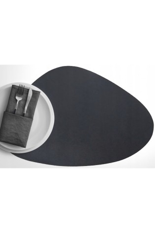 Juodas neperšlampamas stalo serviravimo kilimėlis MP35-MP35