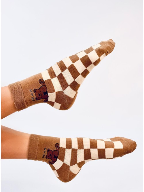 Moteriškos kojinės su meškiukais DEALNO MULTI-3-KB SK-DS77