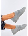 Tamprūs kojinės tipo sportiniai bateliai COLUMS GREY-KB 37707