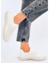 Tamprūs kojinės tipo sportiniai bateliai COLUMS WHITE-KB 37708