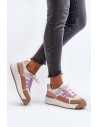 Spalvingi sneakers stiliaus laisvalaikio batai moterims-BL512P MIX