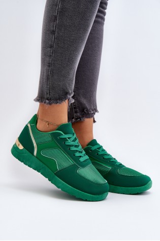 Žali kedai laisvalaikio batai moterims-TA-231 GREEN