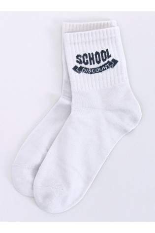 Ilgos sportinės kojinės SCHOOL GREY-KB SK-WJYC94474X