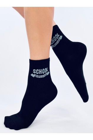 Ilgos sportinės kojinės SCHOOL BLACK-KB SK-WJYC94474X
