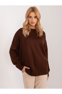 Rudas patogus moteriškas megztinis-BA-SW-1494.37