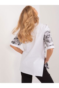 Ilgesni moteriški marškinėliai su leopardo simbolika-PM-TS-4542.31