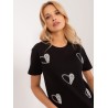 Juodi marškinėliai su puošniomis širdelėmis-PM-TS-4504.31