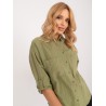 Samanų spalvos moteriški marškiniai-BP-KS-1136.39