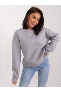 Stilingas pilkas moteriškas džemperis-BA-BL-0106.27