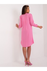 Rožinė viskozės suknelė-D73761M30427A